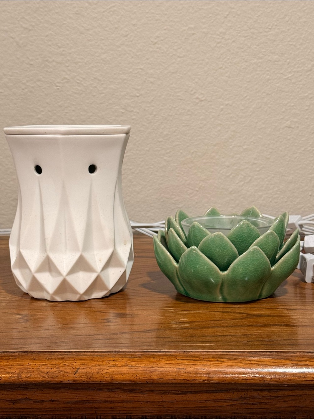 Scentsy Warmer Bundle – Desert Bloom + Alabaster | 2 Full Size Warmers